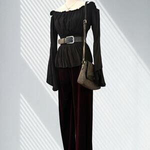 Alex Evenings Vintage Velvet Pants